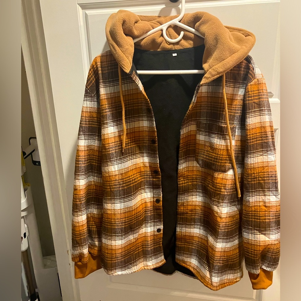 Plaid Hooded Jacket